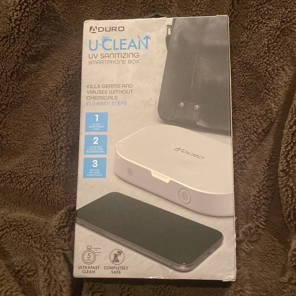 NWT Aduro UV Smartphone Sanitizer Box